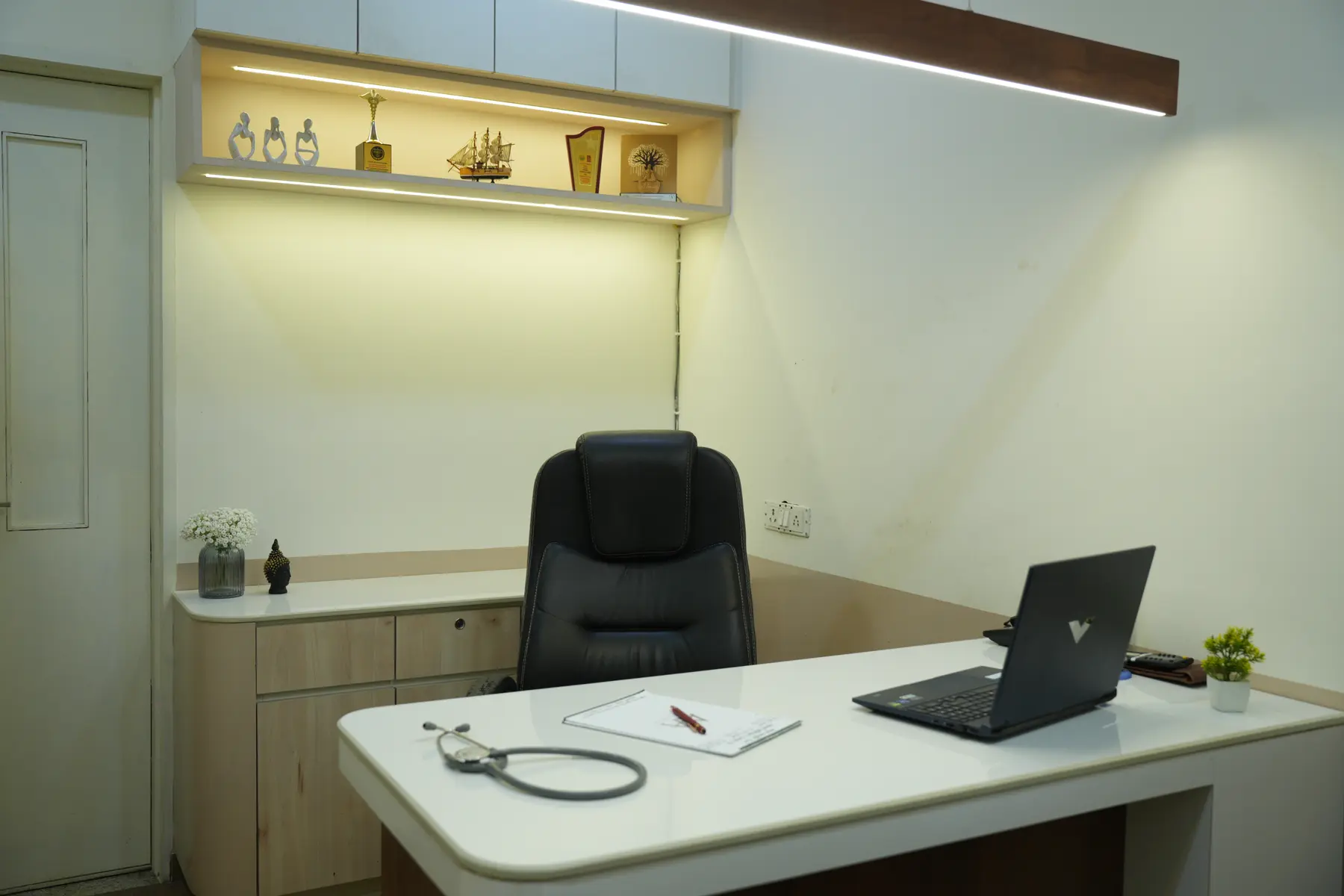 Ayurveda consultation room